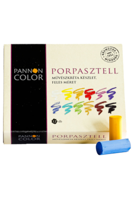 Pannoncolor Porpasztell Kréta Készlet - 12 Db-Os Feles Méret