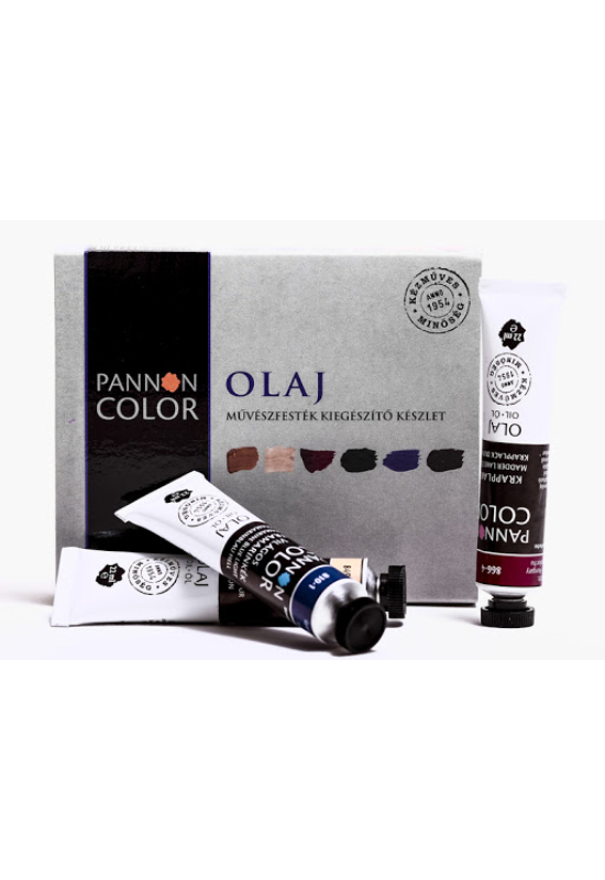 Pannoncolor 6 db-os művész olajfesték kiegészítő készlet
