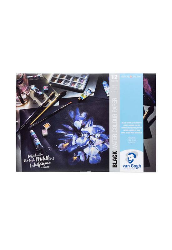 TALENS VAN GOGH AKVARELLTÖMB, FEKETE, 360 G - 12 LAP - A4