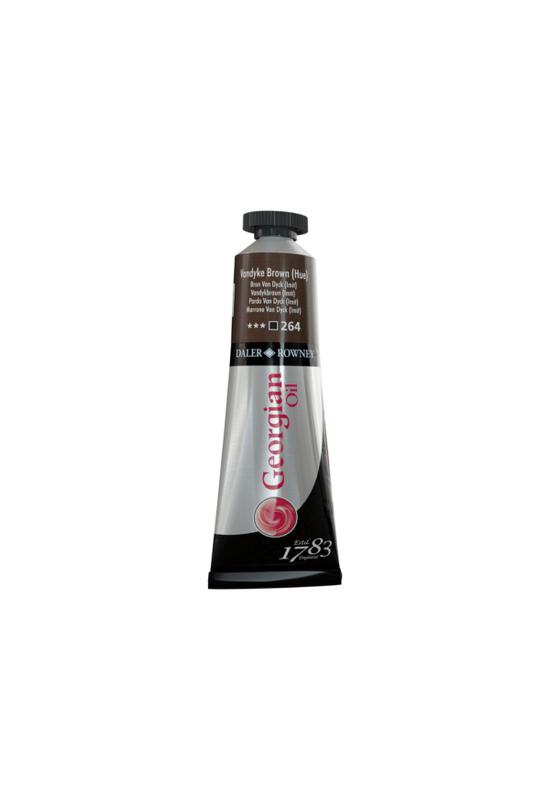 Daler-Rowney GEORGIAN OIL COLOUR olajfesték 264 Van Dyck barna imit 38ml