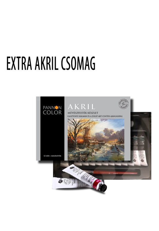 EXTRA AKRIL CSOMAG /készlet + kiegészítő színek/Pannoncolor/