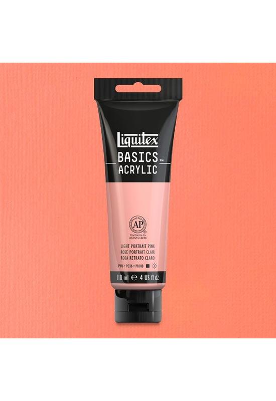 LIQUITEX BASICS AKRILFESTÉK, 118 ML - 810, LIGHT PORTRAIT PINK