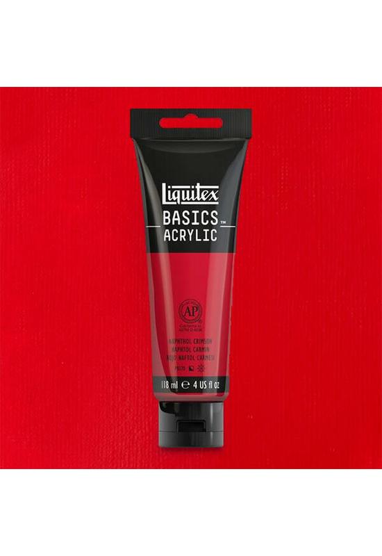 LIQUITEX BASICS AKRILFESTÉK, 118 ML - 292, NAPHTHOL CRIMSON