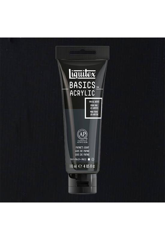 LIQUITEX BASICS AKRILFESTÉK, 118 ML - 310, PAYNE'S GRAY