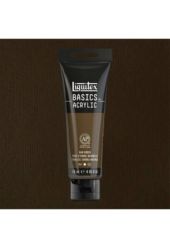 LIQUITEX BASICS AKRILFESTÉK, 118 ML - 331, RAW UMBER