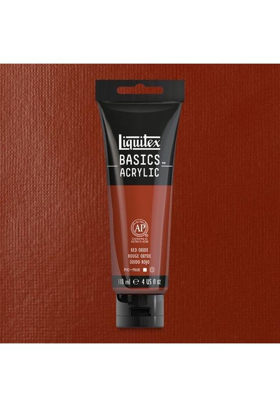 LIQUITEX BASICS AKRILFESTÉK, 118 ML - 335, RED OXIDE