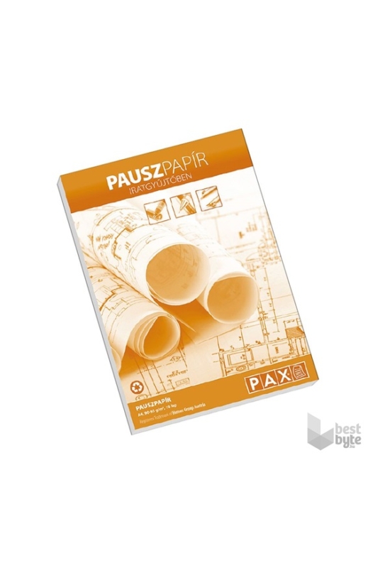 PAX Pausz papír iratgyűjtőben, 10 lap, A4 
