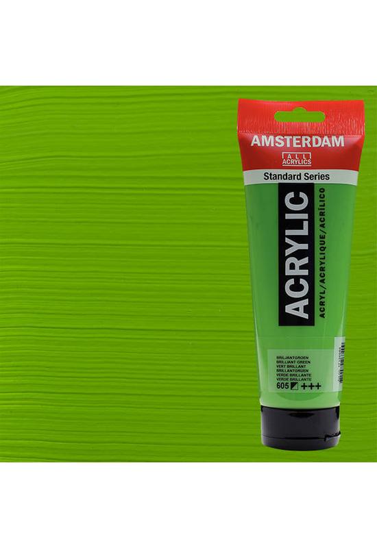 TALENS AMSTERDAM AKRILFESTÉK, 250 ML - 605, BRILLIANT GREEN