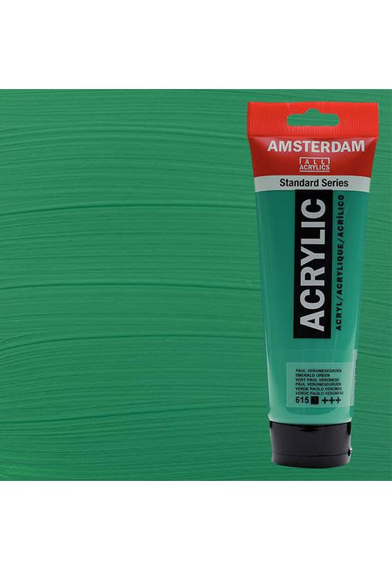 TALENS AMSTERDAM AKRILFESTÉK, 250 ML - 615, EMERALD GREEN