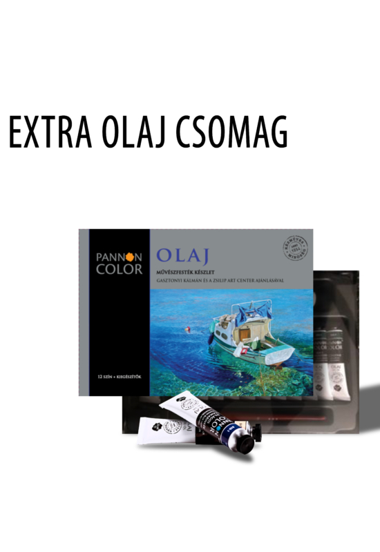 EXTRA OLAJ CSOMAG /Pannoncolor készlet+ kiegészítő színek/