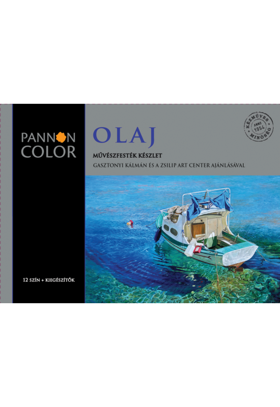 Pannoncolor Zsilip olajfesték készlet 12 db-os