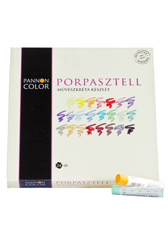 Pannoncolor Porpasztell Kréta Készlet - 24 Db-Os Feles Méret