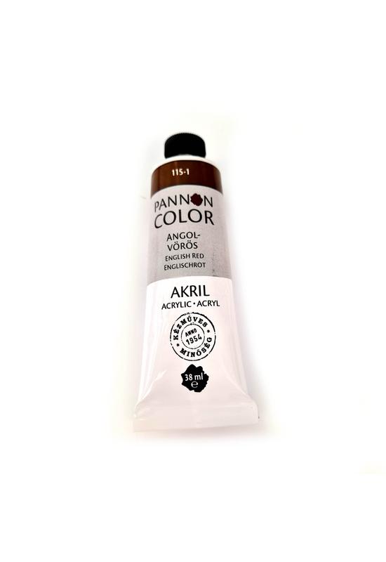 Pannoncolor - 38ml - Akrilfesték Angolvörös