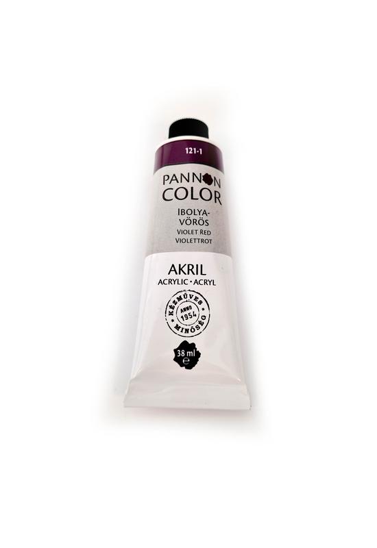 Pannoncolor - 38ml - Akrilfesték Ibolyavörös