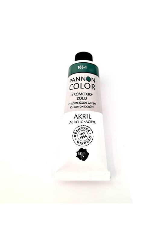 Pannoncolor - 38ml - Akrilfesték Tüzes Krómoxidzöld Imitáció