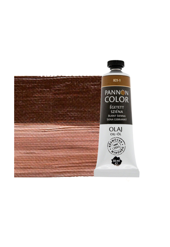 Pannoncolor olajfesték 821-1 égetett sziéna 38ml