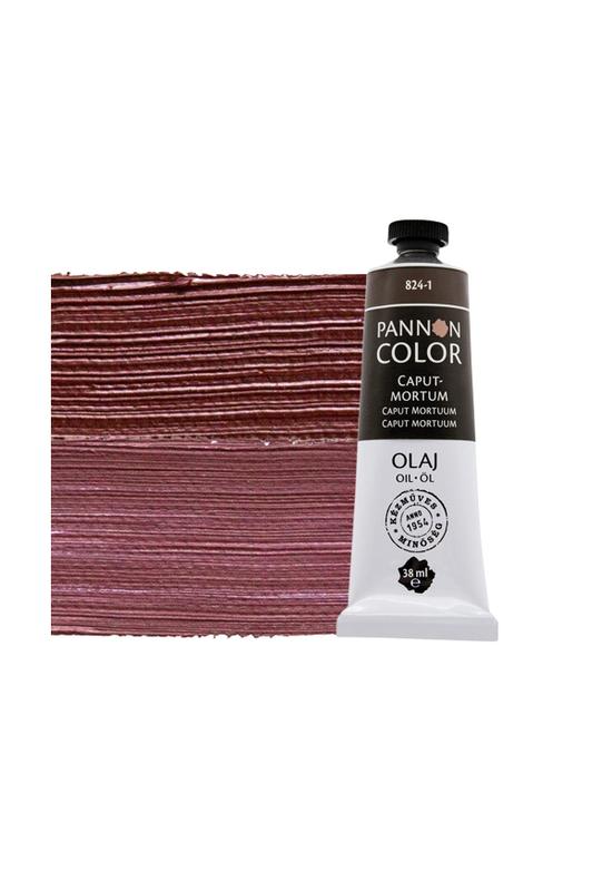 Pannoncolor olajfesték 824-1 caputmortum 38ml