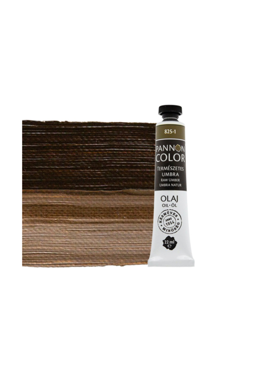 Pannoncolor olajfesték 825-1 természetes umbra 22ml