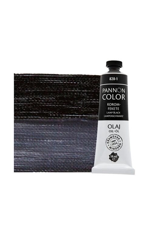 Pannoncolor olajfesték 828-1 koromfekete 38ml