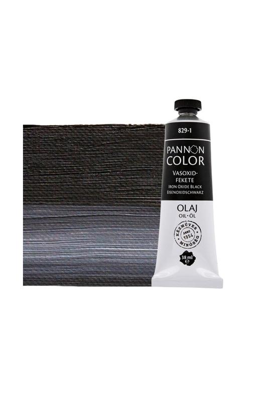 Pannoncolor olajfesték 829-1 vasoxidfekete 38ml