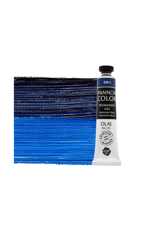Pannoncolor olajfesték 830-1 permanent kék 22ml