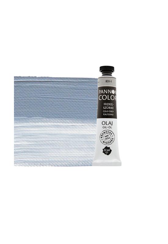 Pannoncolor olajfesték 831-1 hidegszürke 22ml