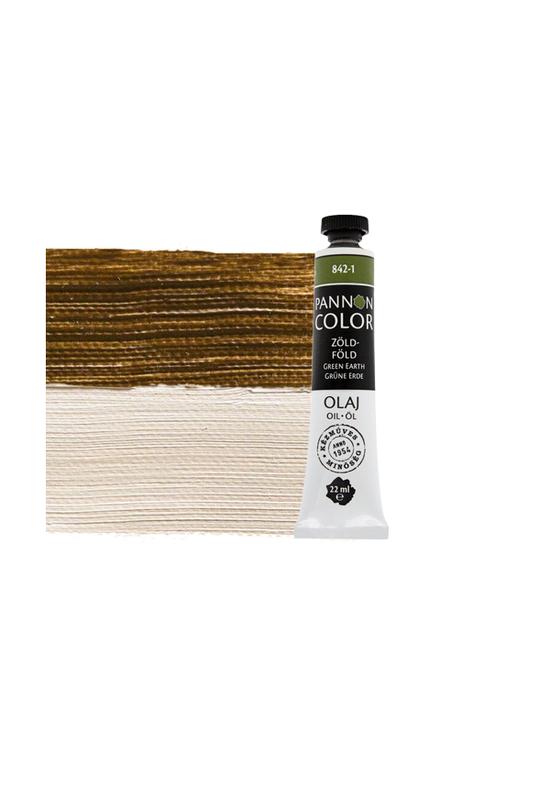 Pannoncolor olajfesték 842-1 zöldföld 22ml