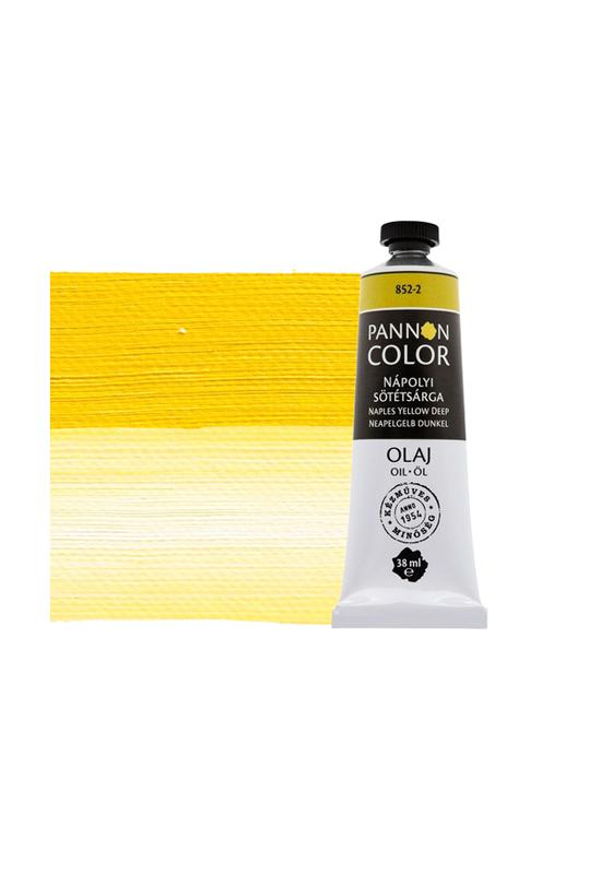 Pannoncolor olajfesték 852-2 nápolyi sötétsárga 38ml
