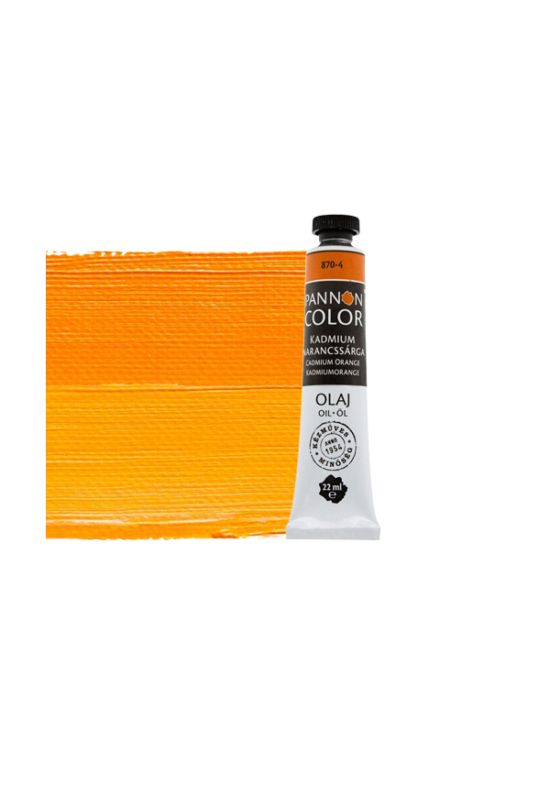 Pannoncolor olajfesték 870-4 kadmium narancssárga 22ml
