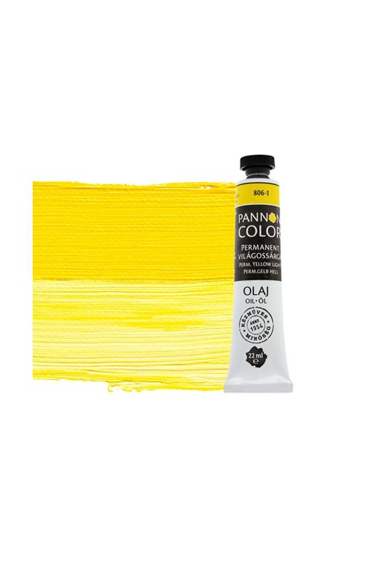 Pannoncolor olajfesték 806-1 permanent világossárga 22ml