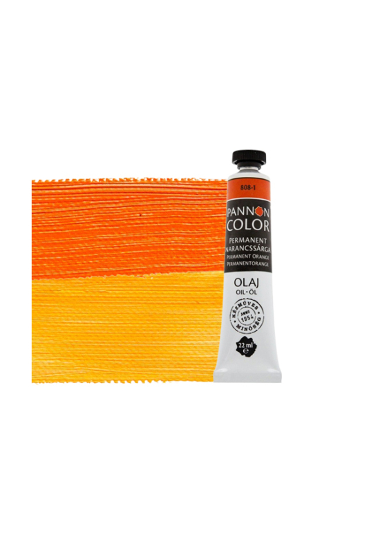 Pannoncolor olajfesték 808-1 permanent narancssárga 22ml