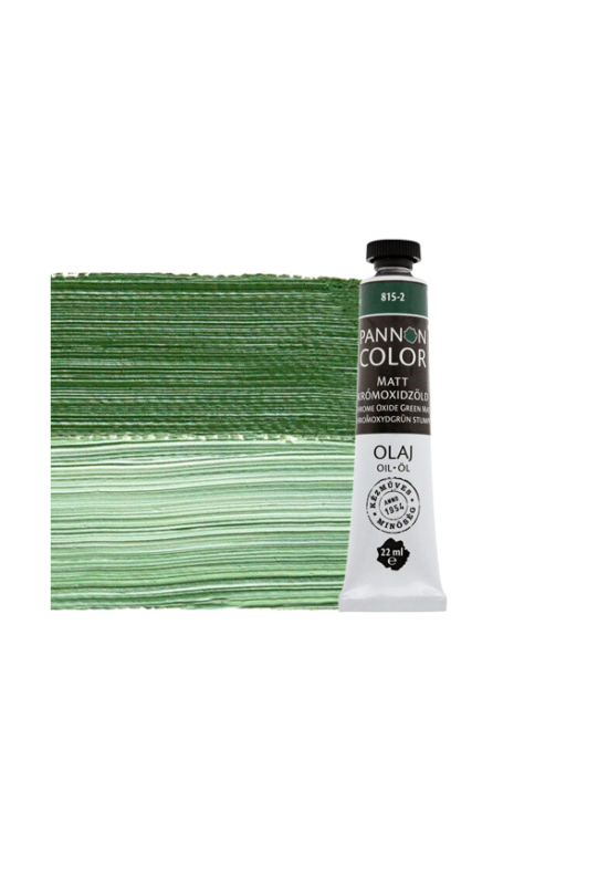 Pannoncolor olajfesték 815-2 matt krómoxidzöld 22ml