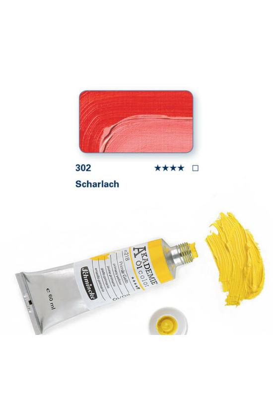 SCHMINCKE AKADEMIE OLAJFESTÉK, 60 ML - 302, SCARLET