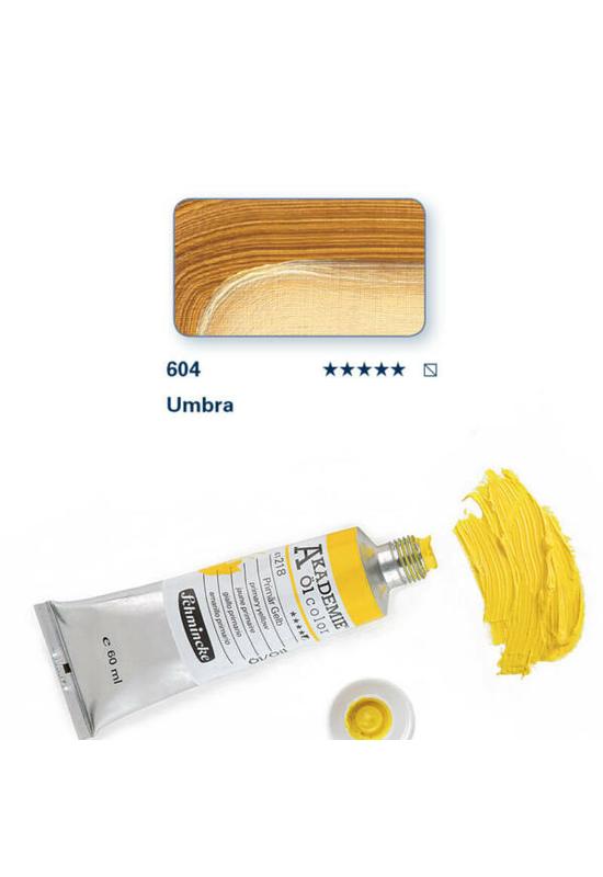SCHMINCKE AKADEMIE OLAJFESTÉK, 60 ML - 604, Természetes umbra