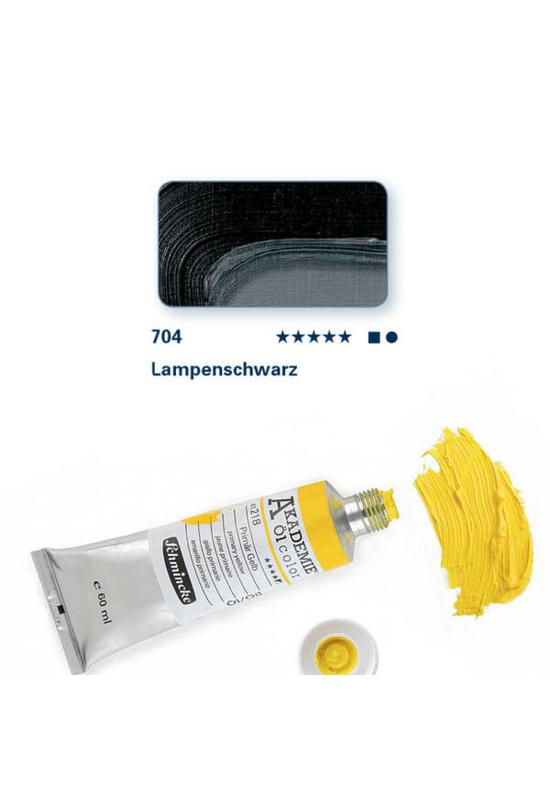 SCHMINCKE AKADEMIE OLAJFESTÉK, 60 ML - 704, LAMP BLACK