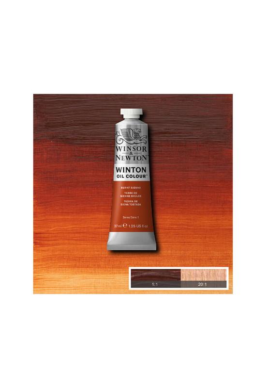 Winsor&Newton Égetett Sziena, Olajfesték 37 ml, 074