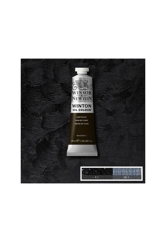 Winsor&Newton Korom Fekete, Olajfesték 37 ml, 337