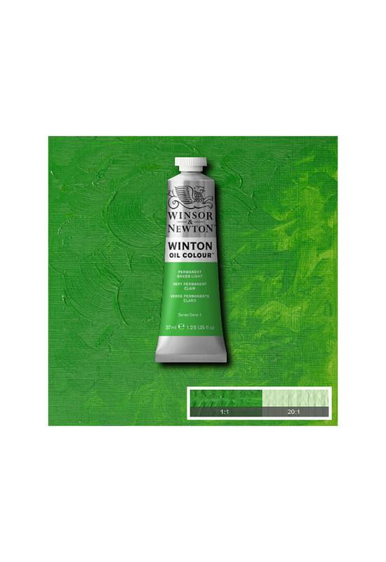 Winsor&Newton Permanent Világos ZöldOlajfesték 37 ml, 483